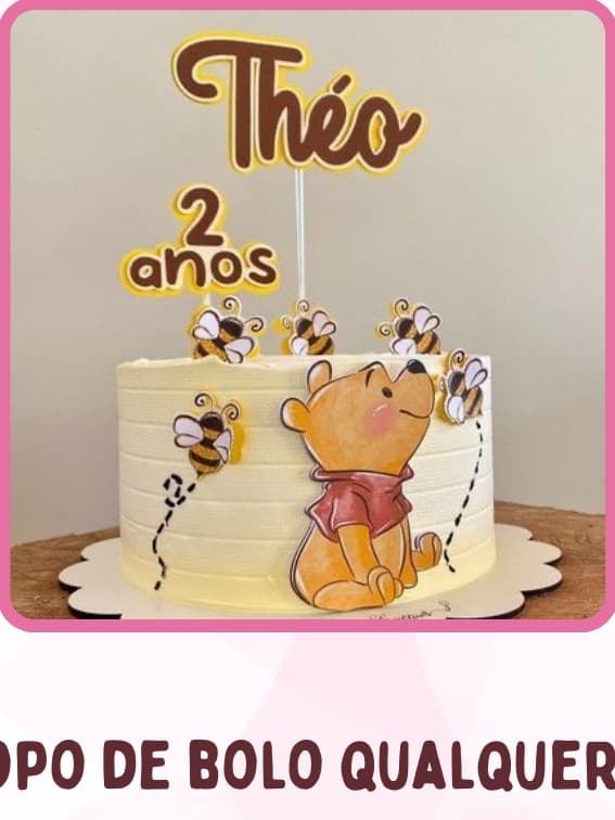Personalizados e Topos de Bolo